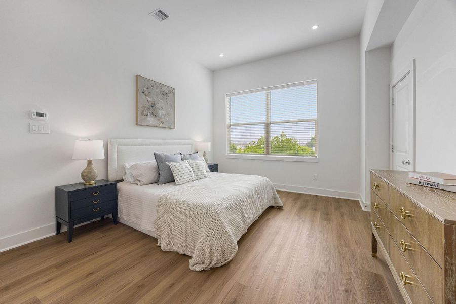 Furnished interior view inside a new home in Commons at West Tidwell, Houston (Image 17).