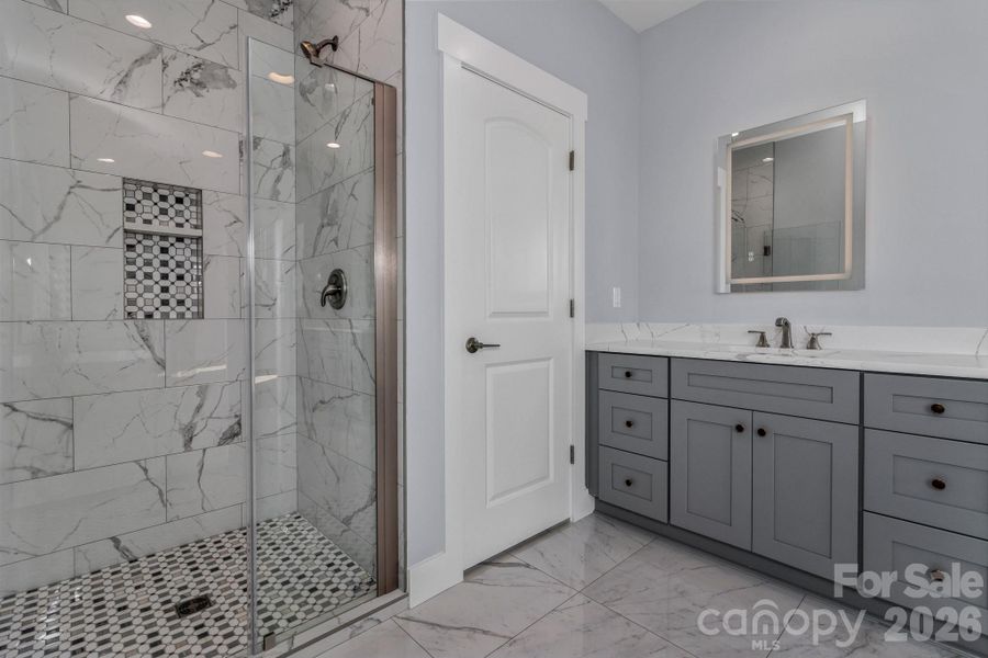 Furnished interior view inside a new home in , Asheville (Image 11).