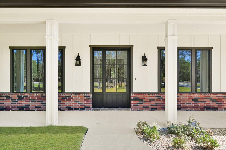 Exterior details and patio area of a home in , Waller (Image 4). Exterior details and patio area of a home in , Waller (Image 4).