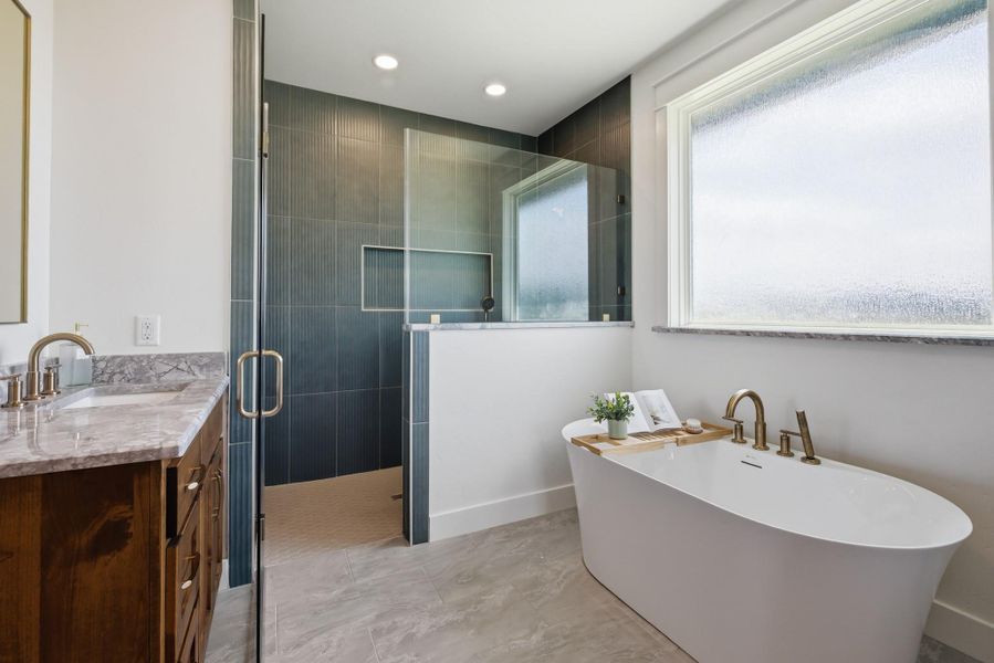 Furnished interior view inside a new home in , Bryan (Image 17).