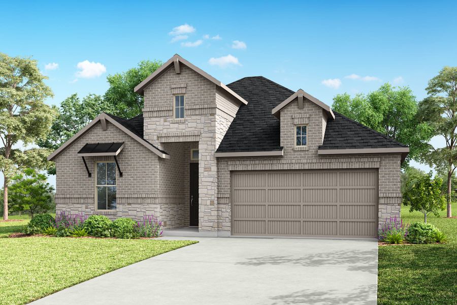 Representative exterior photo of a completed home built from the Mila by Tri Pointe Homes in The Meadows, Denton, TX (Image 15). Representative exterior photo of a completed home built from the Mila by Tri Pointe Homes in The Meadows, Denton, TX (Image 15).