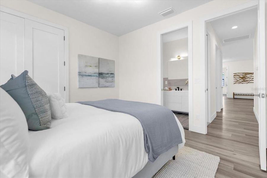 Furnished interior view inside a new home in , Rotonda West (Image 27).