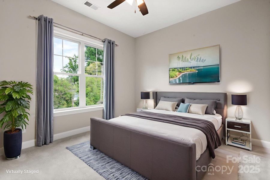 Furnished interior view inside a new home in , Charlotte (Image 6). Furnished interior view inside a new home in , Charlotte (Image 6).