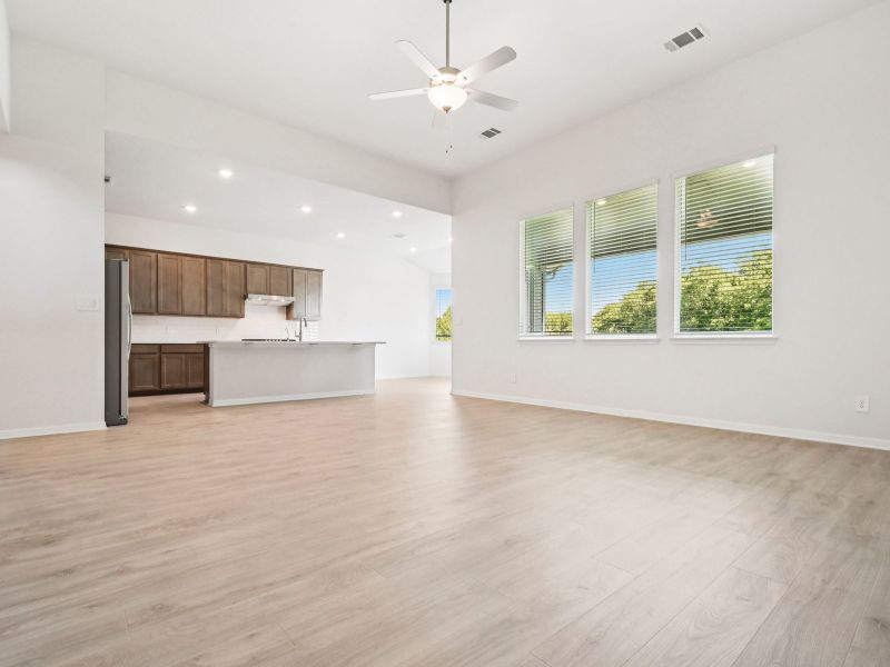 Spacious, unfurnished interior of a new home in Prairie Winds - Executive Collection, Hutto (Image 12).