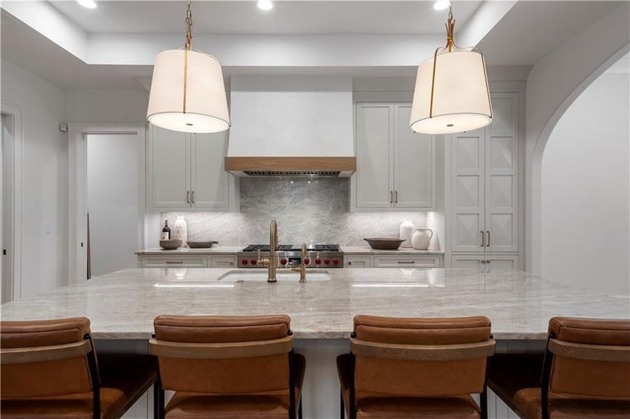 Furnished interior view inside a new home in , Alpharetta (Image 77).