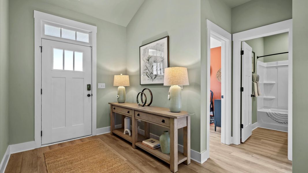 Furnished interior view inside a new home in Pelham Crossing, Greenville (Image 9).