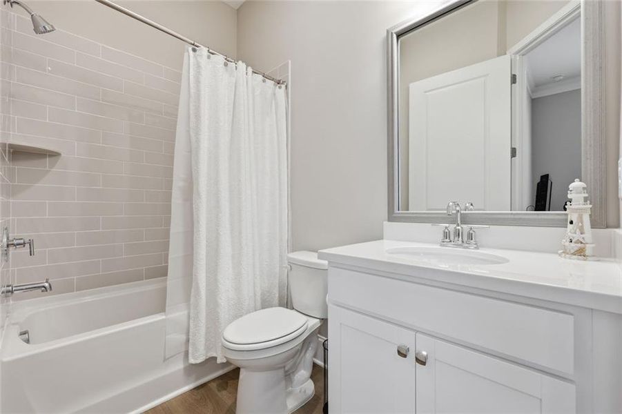 Furnished interior view inside a new home in , Cumming (Image 30).