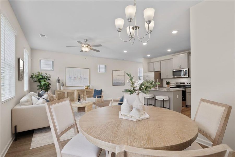 Furnished interior view inside a new home in Walden Park – The Retreat, Jonesboro (Image 10).
