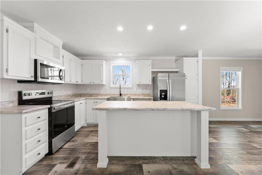 Furnished interior view inside a new home in , Gainesville (Image 6).