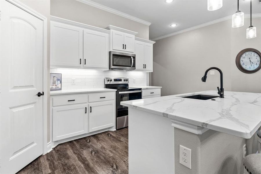 Furnished interior view inside a new home in , Greenville (Image 17).