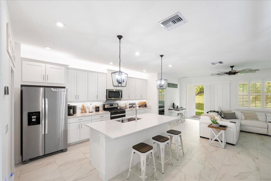 Furnished interior view inside a new home in , Port St. Lucie (Image 18). Furnished interior view inside a new home in , Port St. Lucie (Image 18).