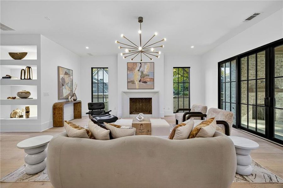 Furnished interior view inside a new home in , Atlanta (Image 7).