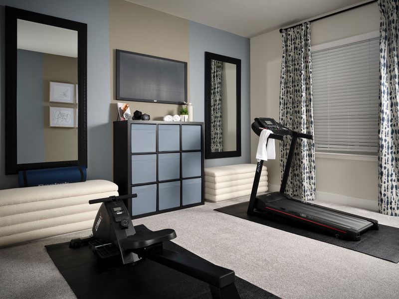 Representative furnished interior of a home built from the 5012 by Tri Pointe Homes in The Aurora Highlands, Aurora (Image 16).