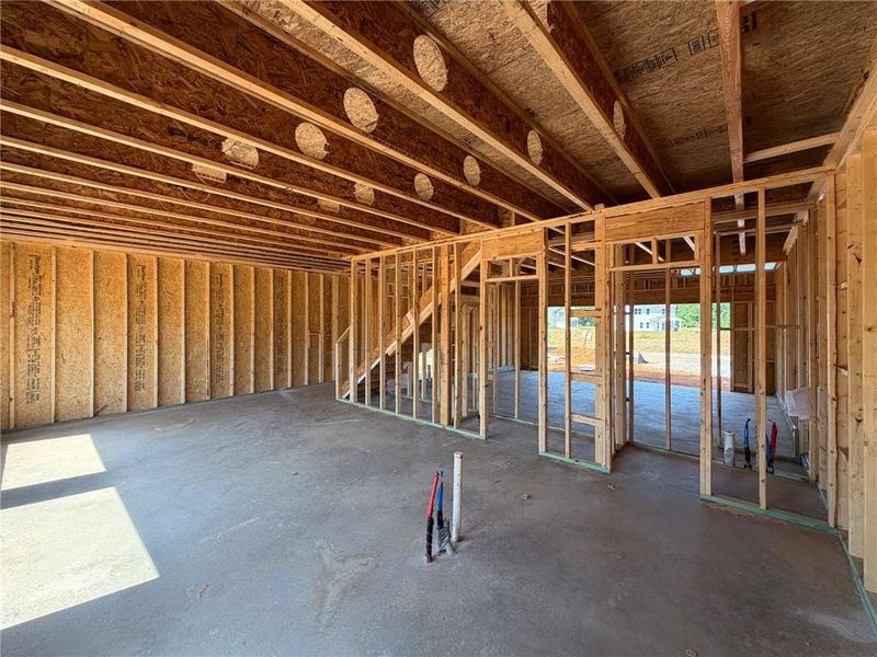 In-progress construction of a new home in , Rockmart, GA (Image 29).