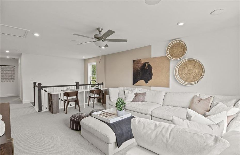 Furnished interior view inside a new home in Anderson Point Estates, McDonough (Image 13). Furnished interior view inside a new home in Anderson Point Estates, McDonough (Image 13).