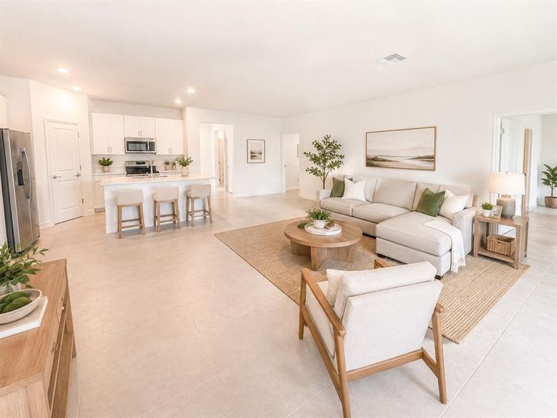 Furnished interior view inside a new home in , Englewood (Image 4).