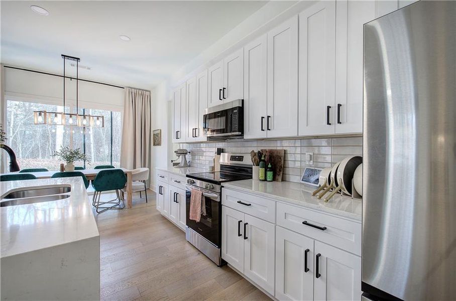 Furnished interior view inside a new home in , Cartersville (Image 24).