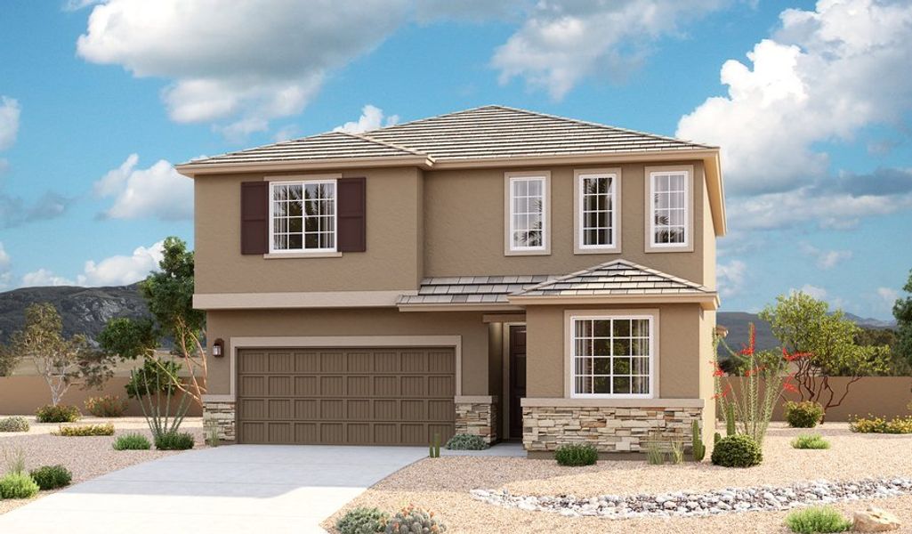 Moonstone-T914-EntradaDelPueblo Elevation C Moonstone-T914-EntradaDelPueblo Elevation C