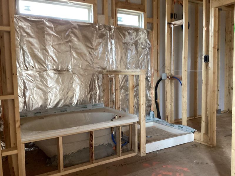 In-progress construction of a new home in Lariat, Liberty Hill, TX (Image 26).