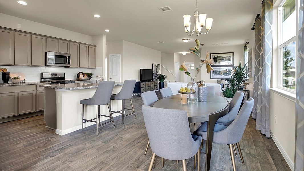 Representative furnished interior of a home built from the The Roosevelt by D.R. Horton in Southgrove, Kyle (Image 25). Representative furnished interior of a home built from the The Roosevelt by D.R. Horton in Southgrove, Kyle (Image 25).