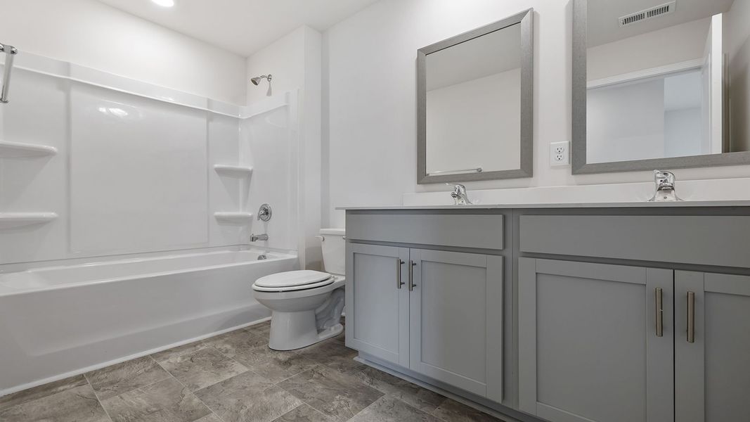 Furnished interior view inside a new home in Durbin Meadows, Fountain Inn (Image 11). Furnished interior view inside a new home in Durbin Meadows, Fountain Inn (Image 11).