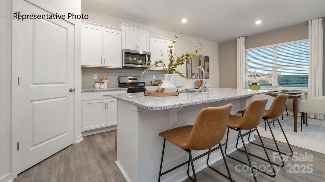 Furnished interior view inside a new home in Clark Creek Landing, Lincolnton (Image 18).