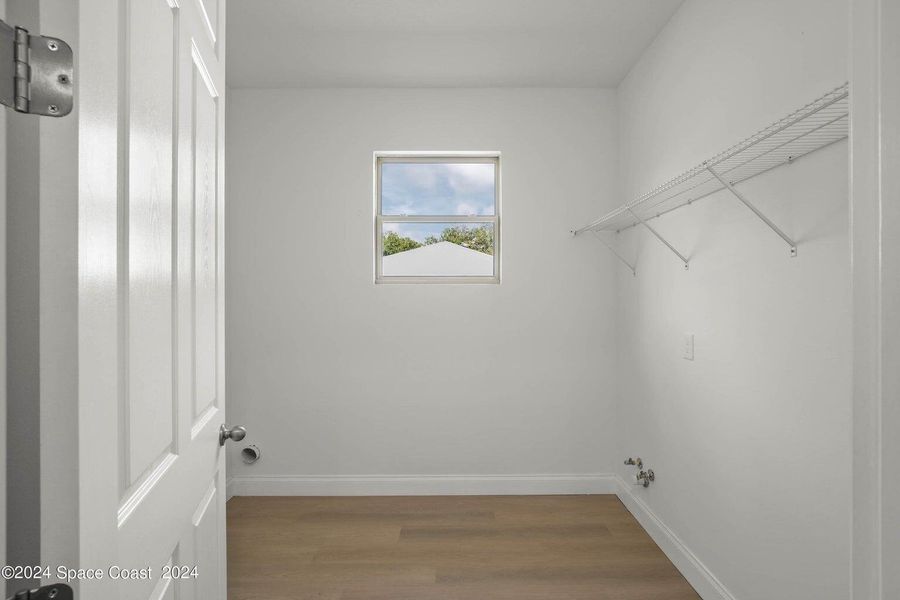 Model EE Laundry room