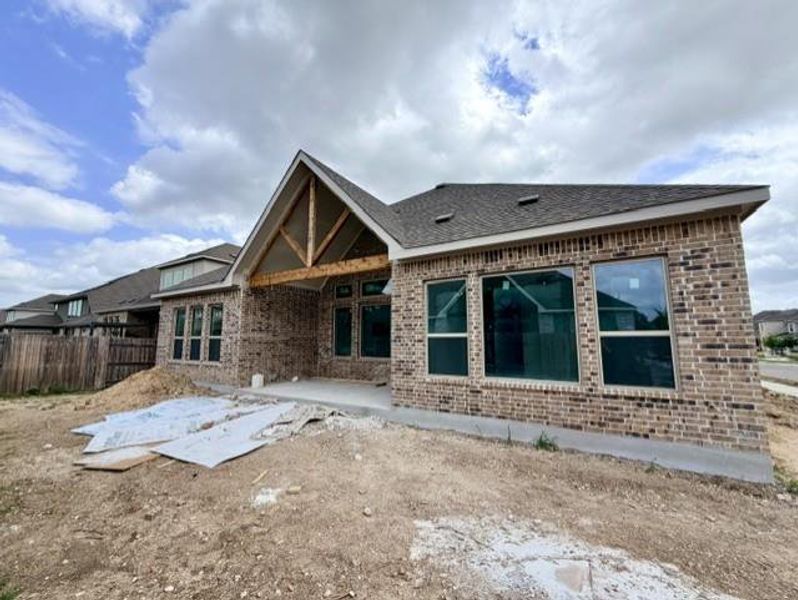 In-progress construction of a new home in Hawkes Landing, Leander, TX (Image 5). In-progress construction of a new home in Hawkes Landing, Leander, TX (Image 5).