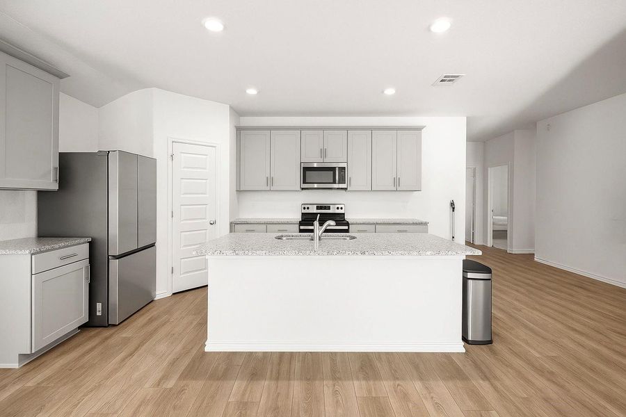 Furnished interior view inside a new home in , Sealy (Image 6).