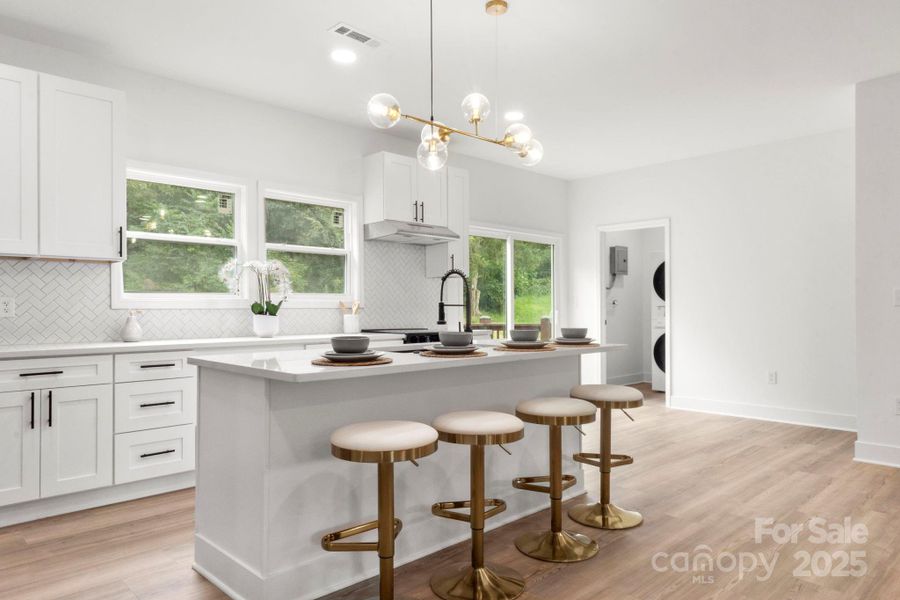 Furnished interior view inside a new home in , Dallas (Image 9). Furnished interior view inside a new home in , Dallas (Image 9).