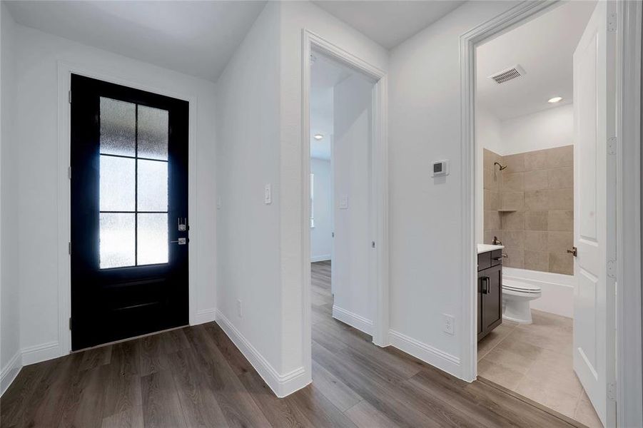 Spacious, unfurnished interior of a new home in Ashford Park - Texana Series, Corinth (Image 18). Spacious, unfurnished interior of a new home in Ashford Park - Texana Series, Corinth (Image 18).