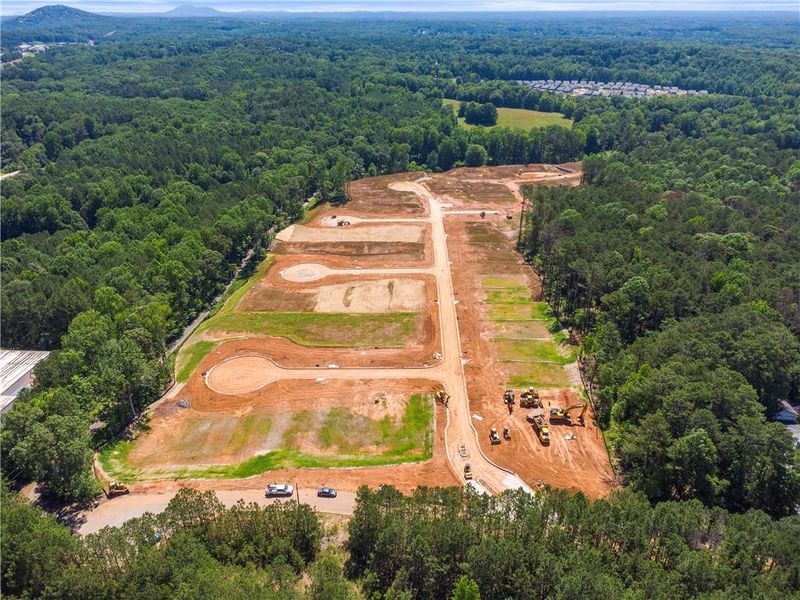 Site preparation for new homesites in Easton Park, Dallas (Image 8).