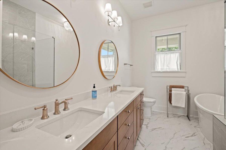 Furnished interior view inside a new home in , Johns Island (Image 39).