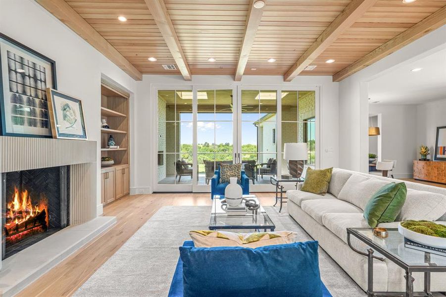Furnished interior view inside a new home in , Fort Worth (Image 17).