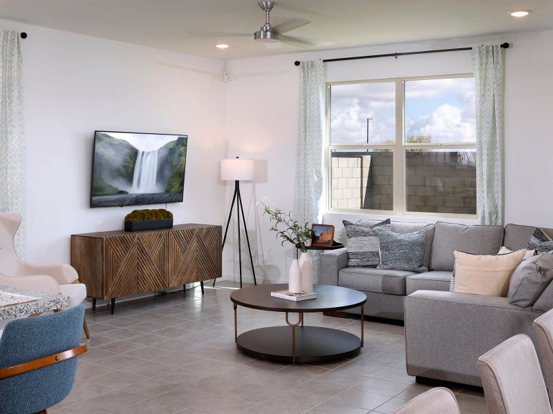 Furnished interior view inside a new home in Paloma Creek - Reserve Series, Surprise (Image 5).