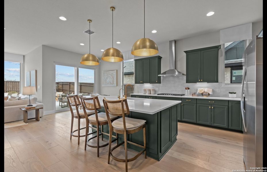 Furnished interior view inside a new home in Corley Farms, Boerne (Image 2). Furnished interior view inside a new home in Corley Farms, Boerne (Image 2).
