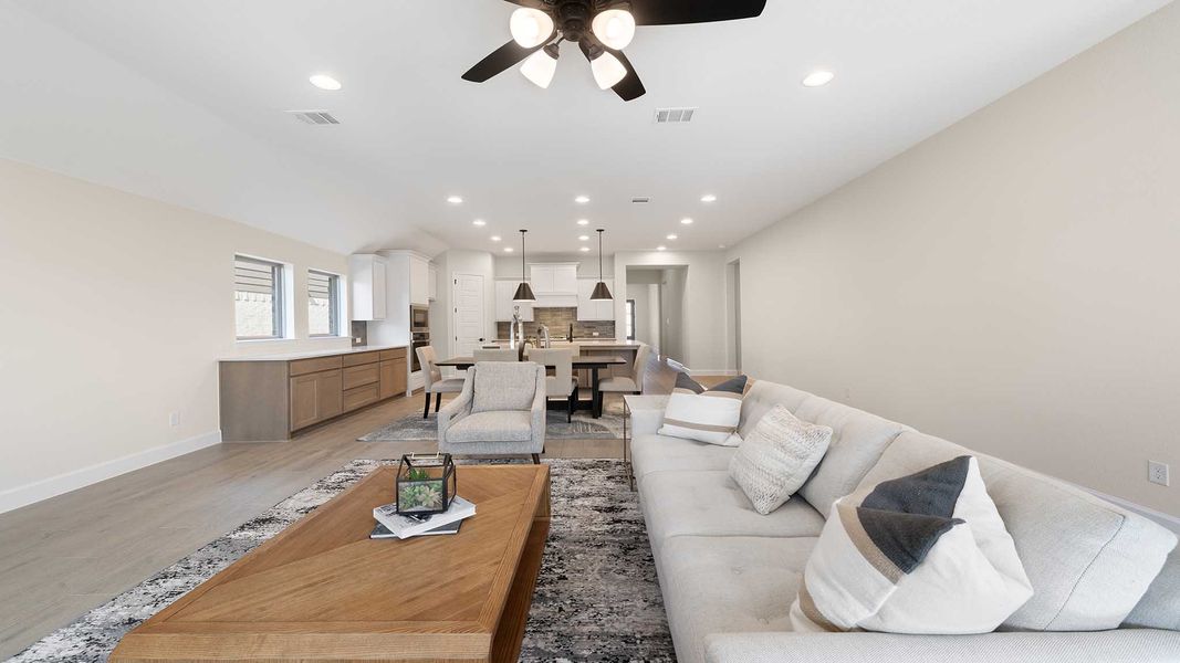 Furnished interior view inside a new home in Hillstead, Lavon (Image 36).