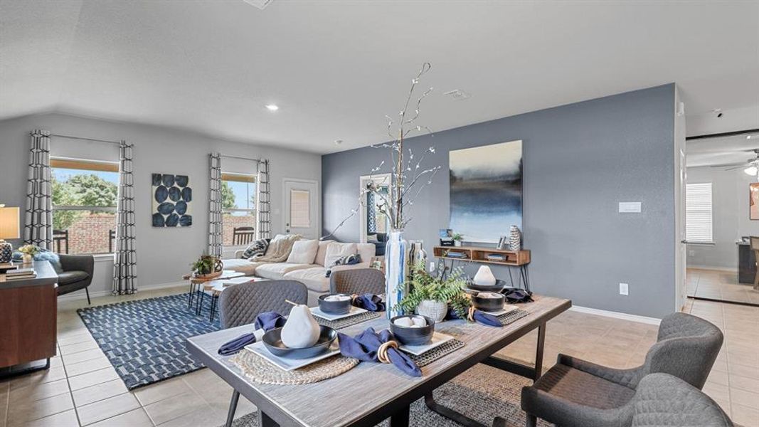 Furnished interior view inside a new home in Rosewood at Beltmill, Fort Worth (Image 18).