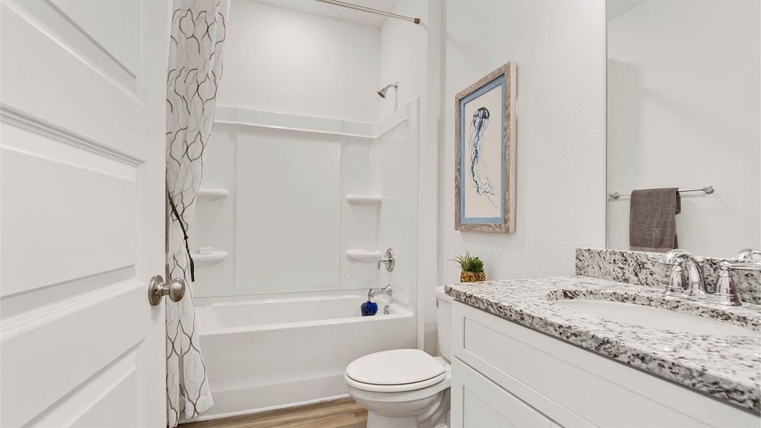 Representative furnished interior of a home built from the Delray by D.R. Horton in Bayside at Ward Creek, Panama City Beach (Image 29). Representative furnished interior of a home built from the Delray by D.R. Horton in Bayside at Ward Creek, Panama City Beach (Image 29).