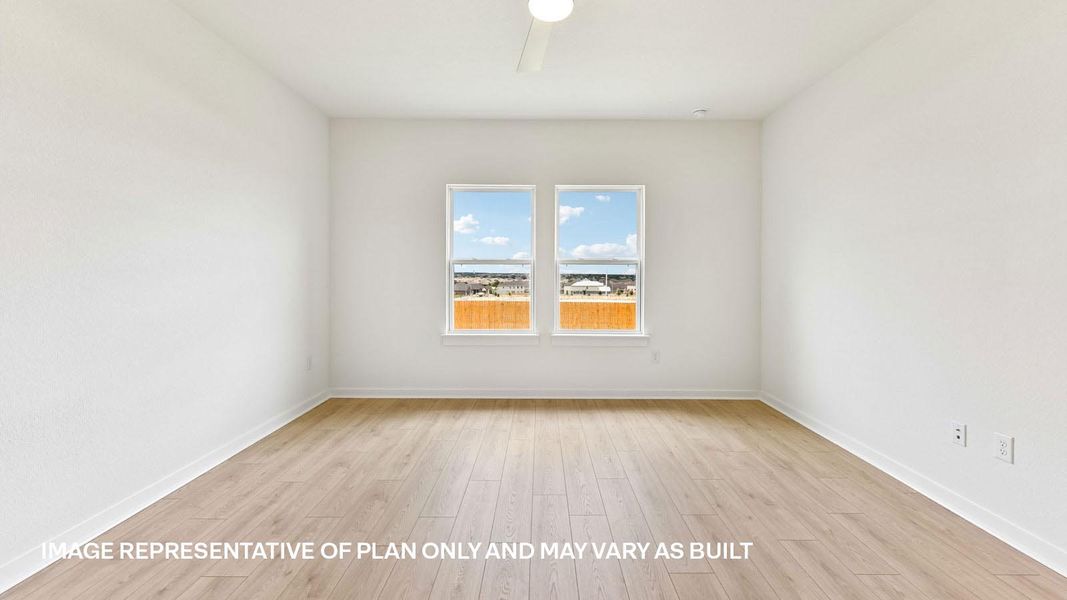 Representative unfurnished interior of a home built from the The Perry by D.R. Horton in Rosenbusch Ranch, Leander (Image 33).