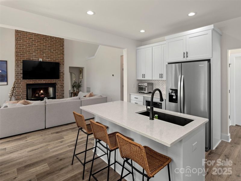 Furnished interior view inside a new home in , Hendersonville (Image 9).