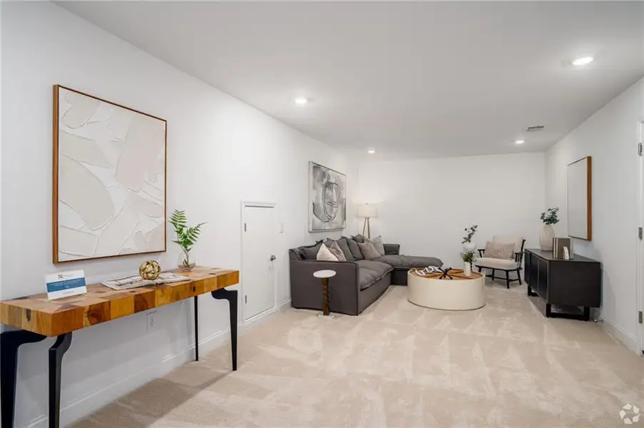 Furnished interior view inside a new home in , Cartersville (Image 11).