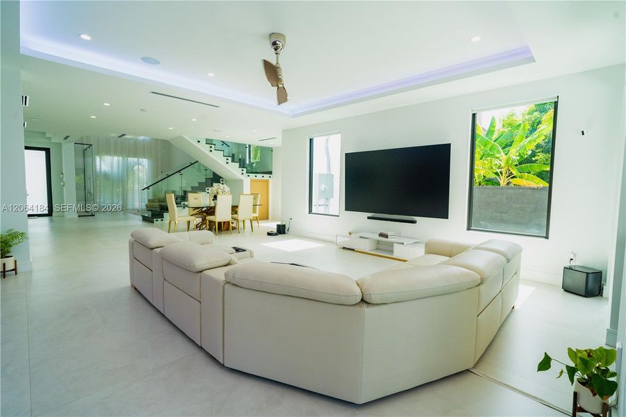 Furnished interior view inside a new home in , Miami (Image 61). Furnished interior view inside a new home in , Miami (Image 61).