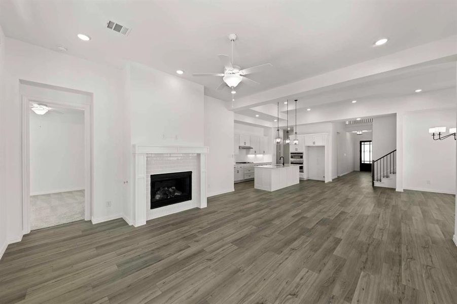 Spacious, unfurnished interior of a new home in Inspiration, Lucas (Image 26). Spacious, unfurnished interior of a new home in Inspiration, Lucas (Image 26).