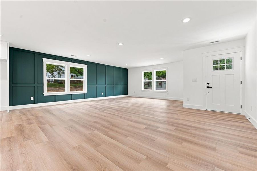 Spacious, unfurnished interior of a new home in , Hiram (Image 27).