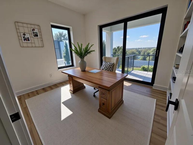 Furnished interior view inside a new home in , Flagler Beach (Image 50).