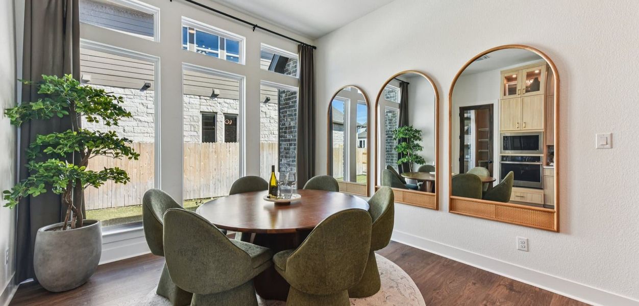 Representative furnished interior of a home built from the Silas by Chesmar Homes in The Grove at Blackhawk, Pflugerville (Image 4).
