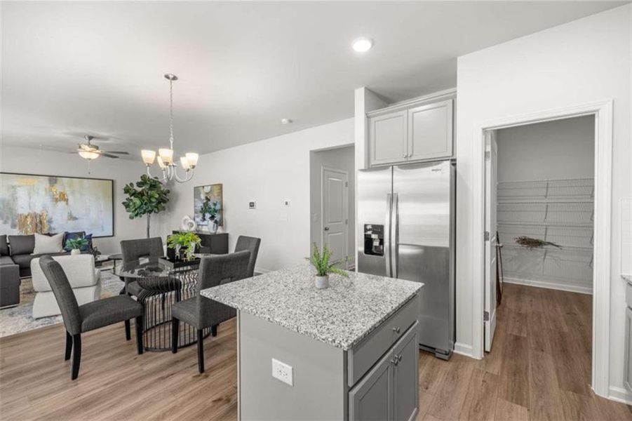 Furnished interior view inside a new home in Hillbrooke Preserve, Conyers (Image 9).