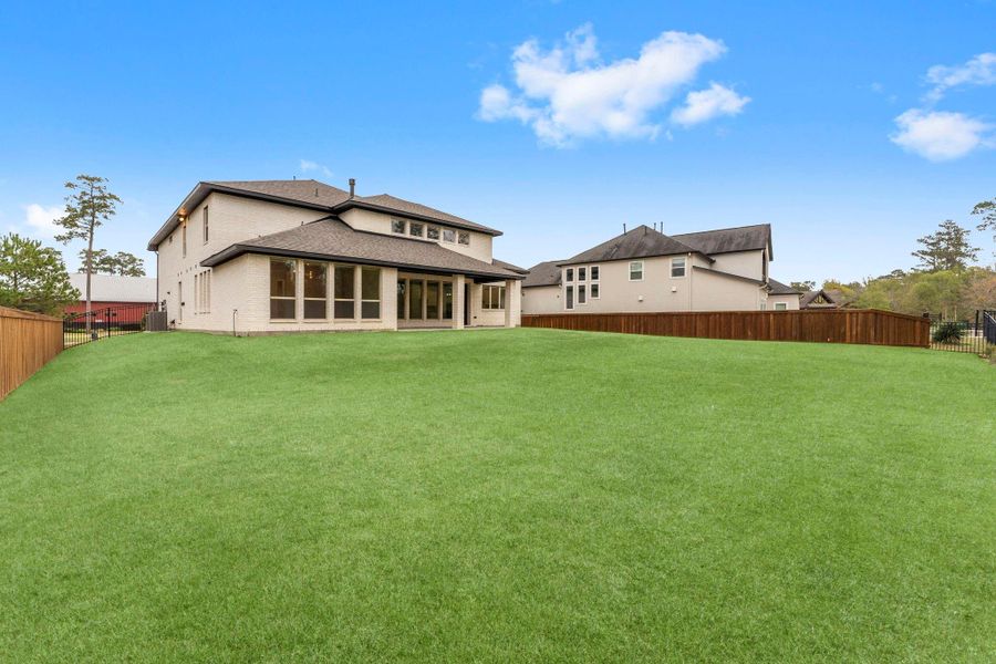 Exterior details and patio area of a home in , Magnolia (Image 27). Exterior details and patio area of a home in , Magnolia (Image 27).