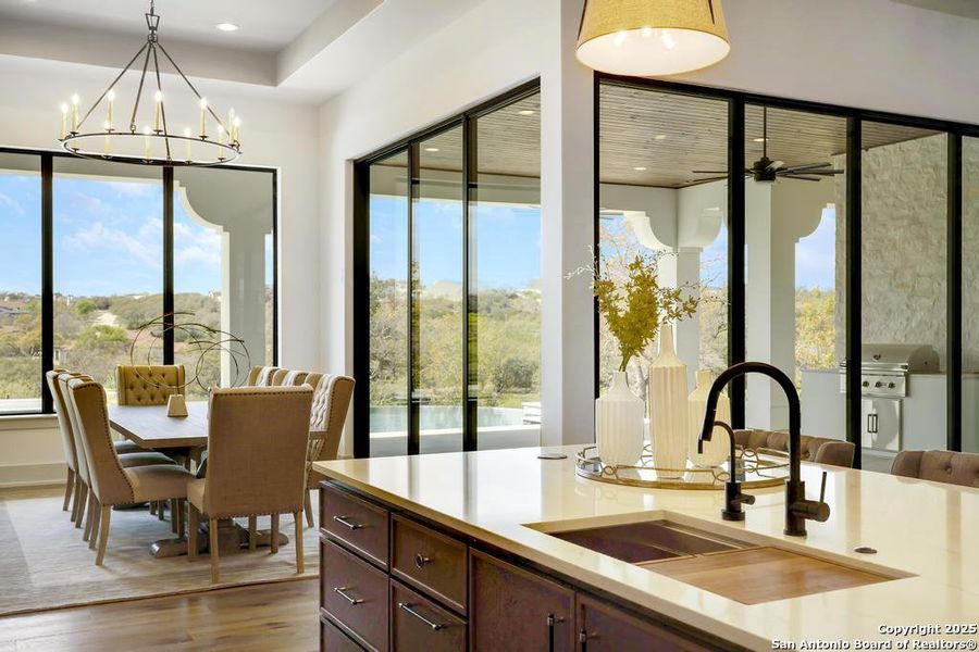 Furnished interior view inside a new home in , Boerne (Image 13).